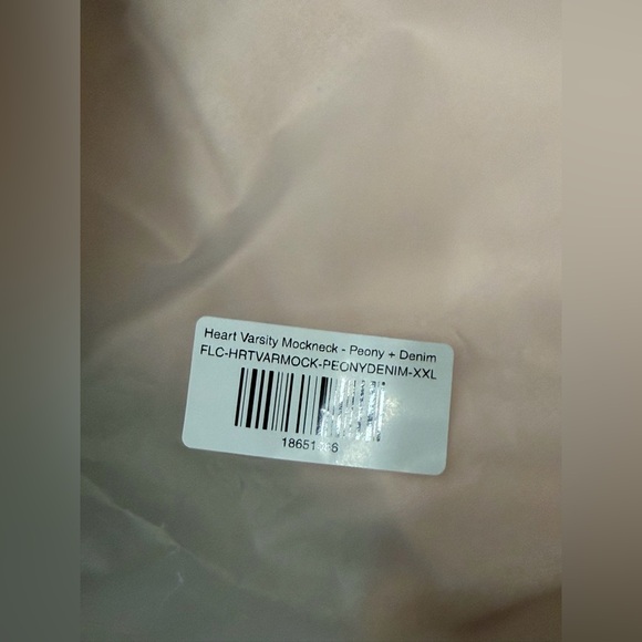 Parke XXL Heart Varsity Mockneck Sweatshirt. 💕⚡️ - Picture 6 of 7